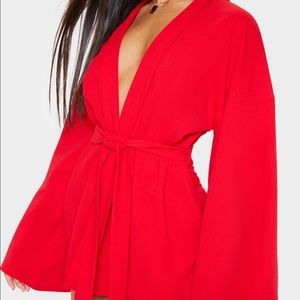 Red romper